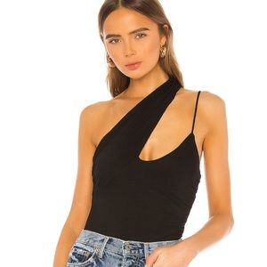 H:ours Black Bodysuit